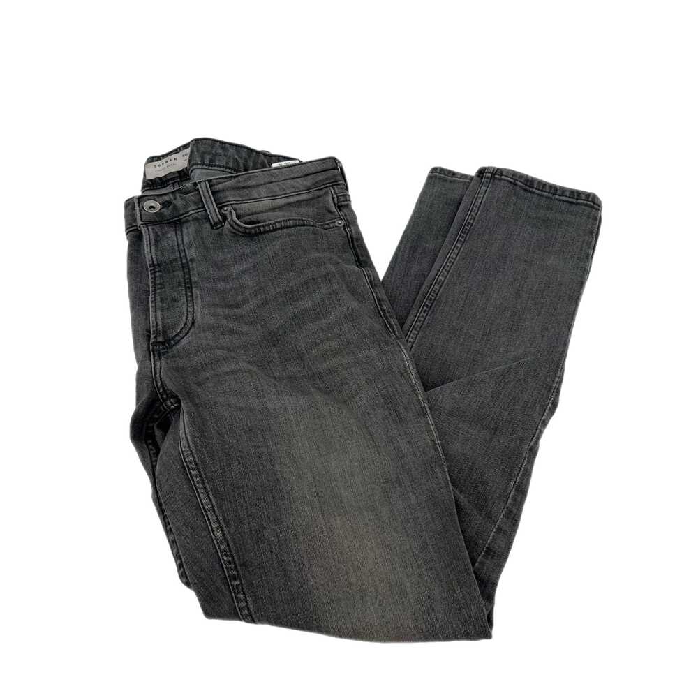 Topman Gray Cotton Straight Leg Jeans | Women’s Size 30